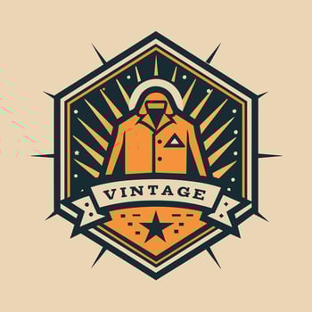 A classic and timeless logo design created for a vintage-inspired clothing company, Develop a minimalist logo for a vintage-inspired clothing brand with a modern twist vector