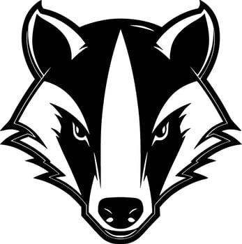 Badger - Minimalist and Flat Logo - illustration vector