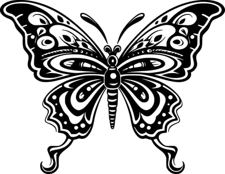 Butterfly - Minimalist and Flat Logo - illustration vector