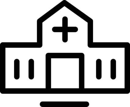 church icon illustration vector