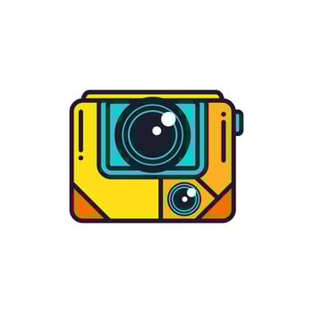 Camera Icon Symbol Clipart Illustration vector