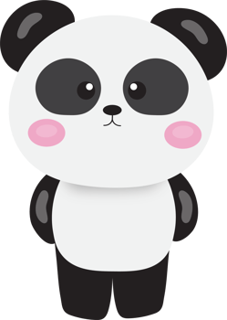 Cute panda . png