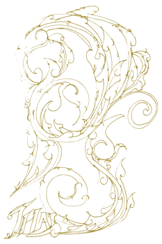 sketch line art pattern Thai style design. png