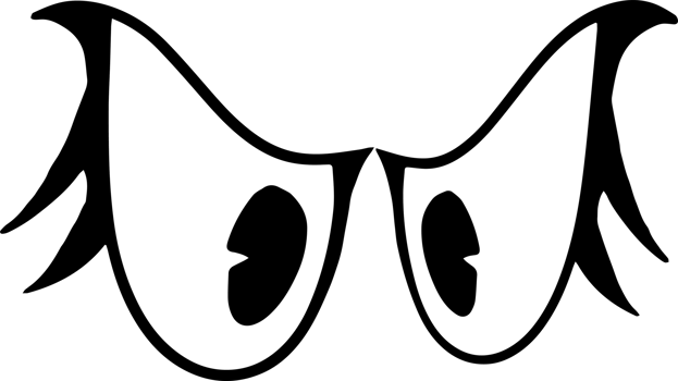 The eye cartoon vintage image for decor your concept. png