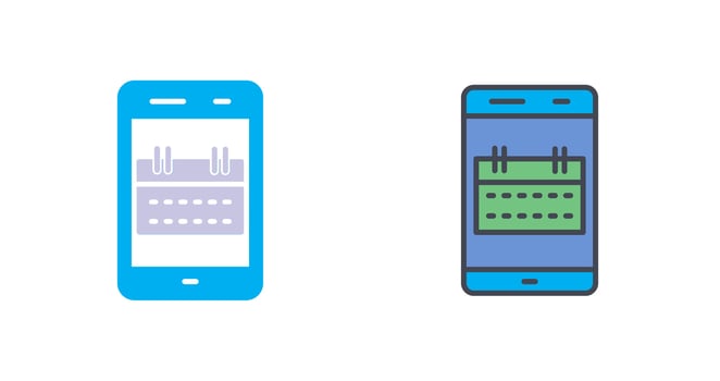 Calendar Icon Design vector