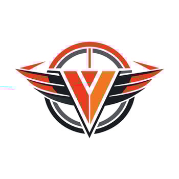 Sleek and technical logo design for a motorcycle company, Streamlined design with a hint of technical sophistication vector