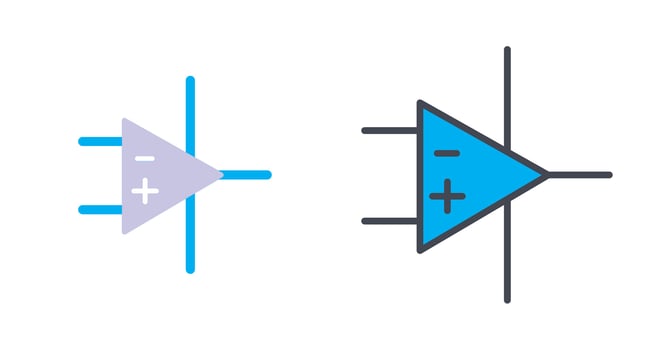 Amplifier Icon Design vector