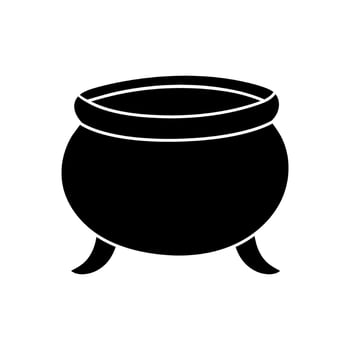 Cauldron icon. Boiler illustration sign. Pot symbol. Caldron logo. vector