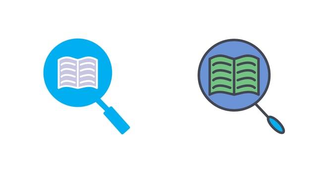 Search Icon Design vector