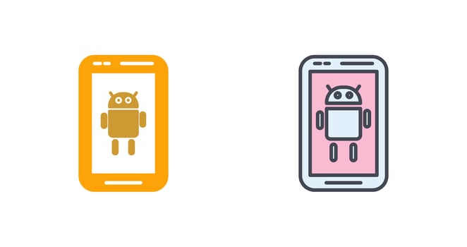 Android Icon Design vector