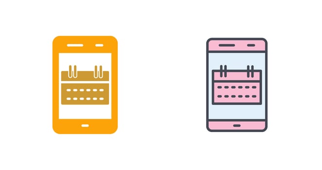 Calendar Icon Design vector