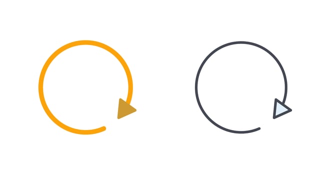 Cycle Arrow Icon Design vector
