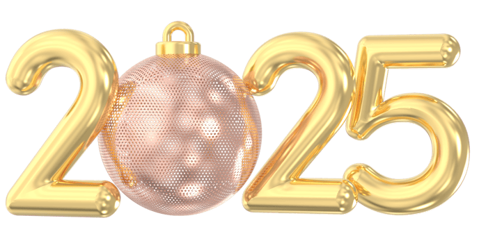 2025 Number 3D Render png