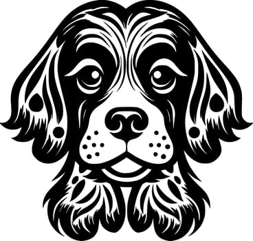 Puppy - Minimalist and Flat Logo - illustration vector