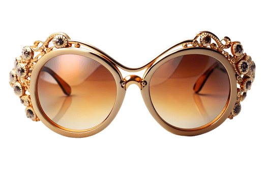 , fashion style sunglasses isolated on transparent background png