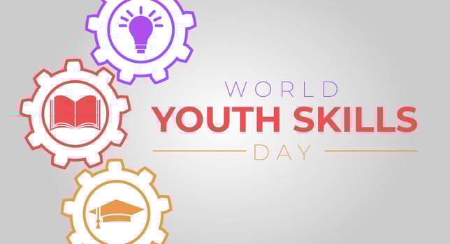 World Youth Skills Day Illustration vector
