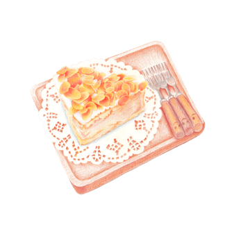 Cute Watercolor Bakery Clipart - Download Bakery Illustration png