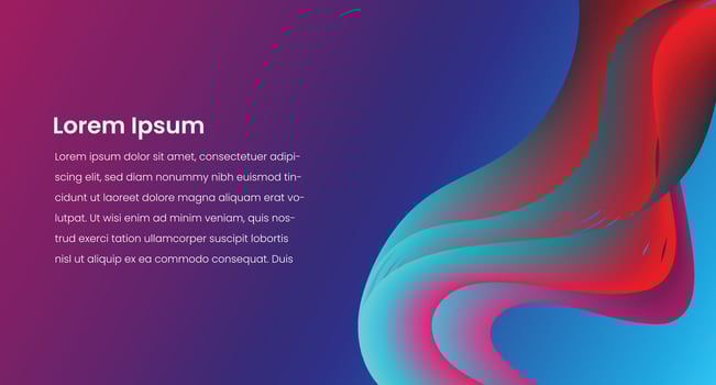 Colorful Liquid background pro element vector