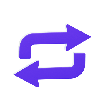 Arrow And Symbol 3D Icon png