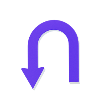 Arrow And Symbol 3D Icon png