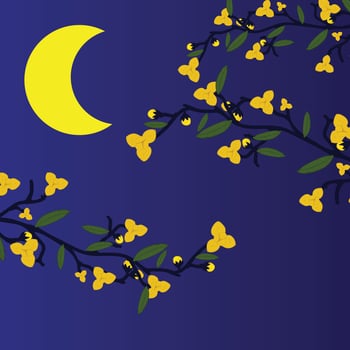 Romdoul Moon Art vector