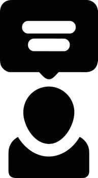 Comment icon symbol image for element design chat and communication vector