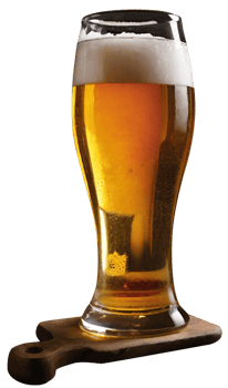 Glass of fresh beer png