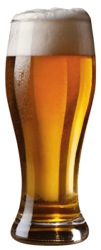 Glass of fresh beer png