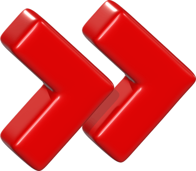 Two Arrows 3D Color png