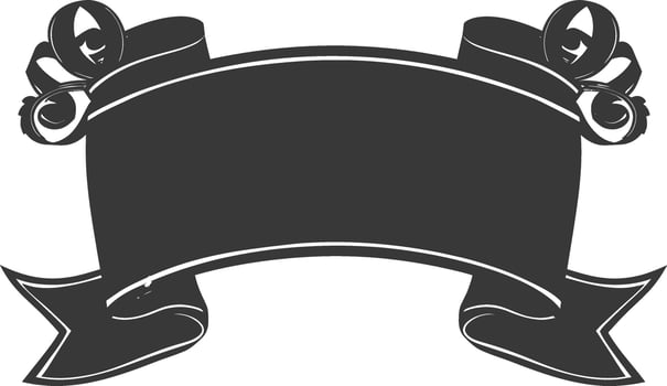 black ribbon a symbol of remembrance or mourning vector
