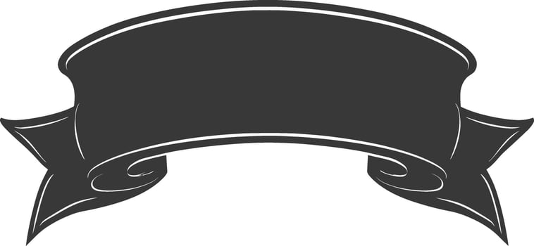 black ribbon a symbol of remembrance or mourning vector