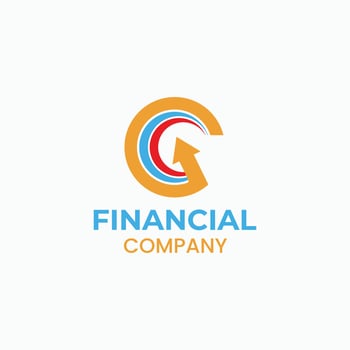 Finance logo template illustration Free vector