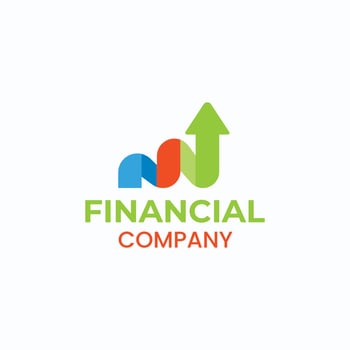 Finance logo template illustration Free vector