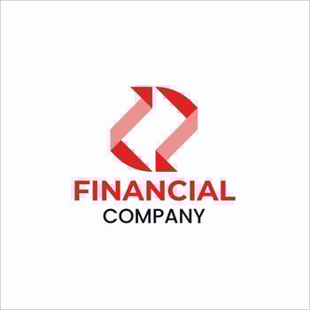 Finance logo template illustration Free vector
