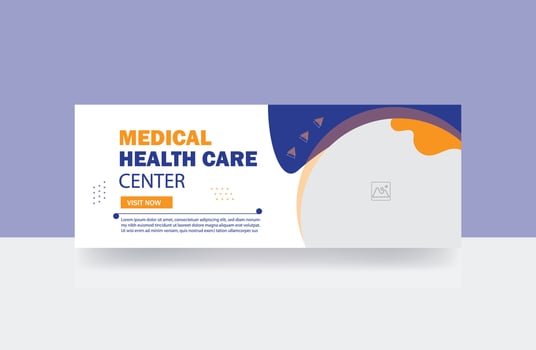 medical healthcare cover dental care banner design template vector
