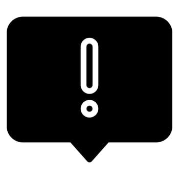 chat glyph icon vector