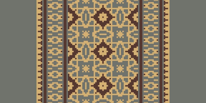 Silk fabric Patola sari Pattern Seamless Native American, Motif embroidery, Pixel Ikat embroidery Design for Print egyptian hieroglyphs tibetan geo pattern vector