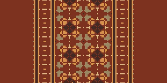 Kilim Pattern Seamless Mughal architecture Motif embroidery, Pixel Ikat embroidery Design for Print australian curtain pattern geometric pillow model kurti mughal flowers vector