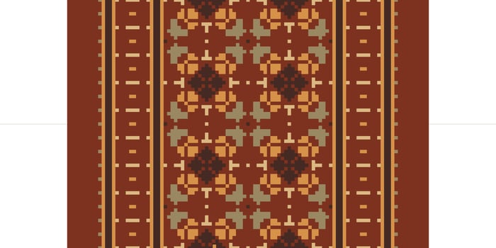 Kilim Pattern Seamless Mughal architecture Motif embroidery, Pixel Ikat embroidery Design for Print indigenous art aboriginal art pattern floral kurti mughal border vector