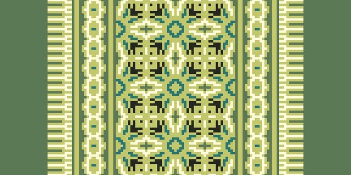Silk fabric Patola sari Pattern Seamless Australian aboriginal pattern Motif embroidery, Pixel Ikat embroidery Design for Print scandinavian pattern saree ethnic nativity gypsy pattern vector