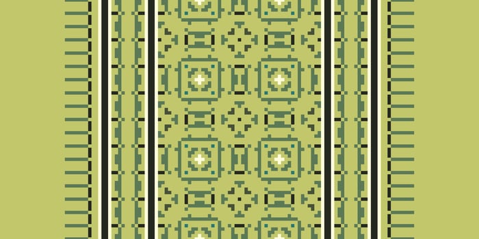 Silk fabric Patola sari Pattern Seamless Australian aboriginal pattern Motif embroidery, Pixel Ikat embroidery Design for Print egyptian pattern tibetan mandala bandanna vector