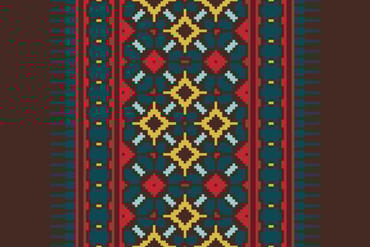 Dhoti Pattern Seamless Australian aboriginal pattern Motif embroidery, Pixel Ikat embroidery Design for Print scarf hijab pattern kerchief Pixel Ikat Silk kurti model mughal patterns vector