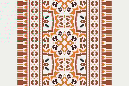 Dhoti Pants Pattern Seamless Australian aboriginal pattern Motif embroidery, Pixel Ikat embroidery Design for Print Texture fabric saree sari carpet. kurta patola saree vector