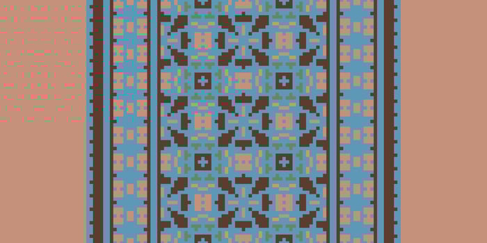 Navajo pattern Seamless Mughal architecture Motif embroidery, Pixel Ikat embroidery Design for Print lace pattern turkish ceramic ancient egypt art jacquard pattern vector