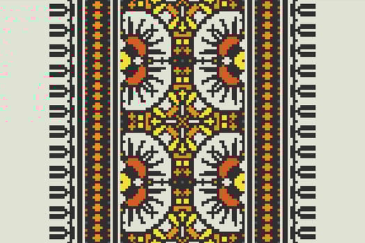 Ancient patterns Seamless Australian aboriginal pattern Motif embroidery, Pixel Ikat embroidery Design for Print 60s paisley tie dye damascus ornament rugs hipster kurta pajama vector