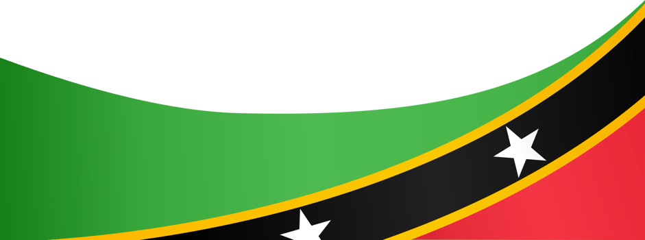 Saint Kitts and Nevis flag wave png