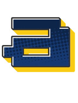 Comic Halftone Alphabet Letter and Number png
