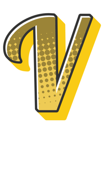 Comic Halftone Alphabet Letter and Number png