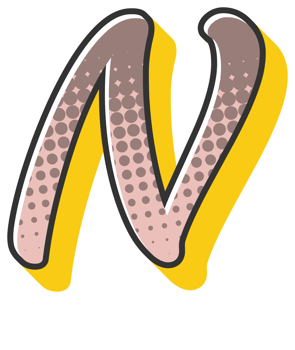 Comic Halftone Alphabet Letter and Number png