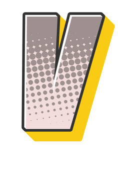 Comic Halftone Alphabet Letter and Number png
